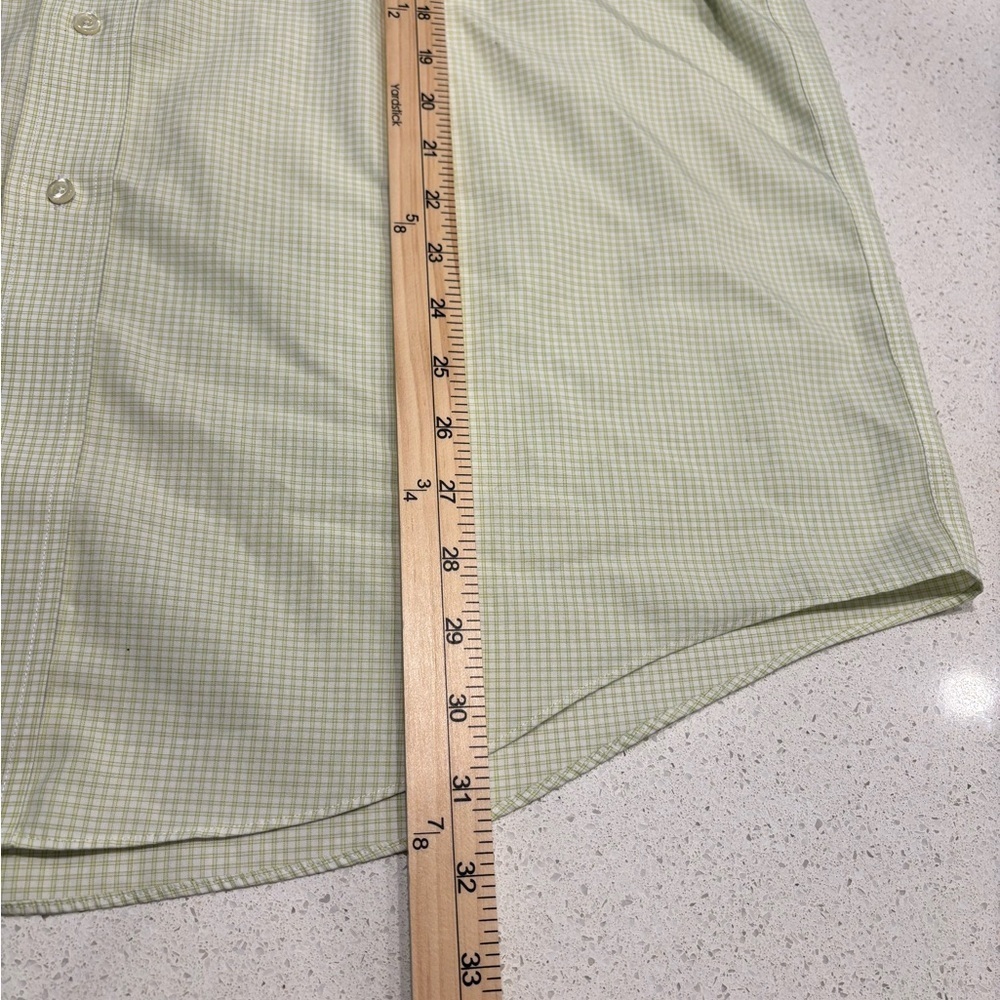 Brooks Brothers Pale Green Dress Shirt, Size 17 2/3 - Picture 7 of 10